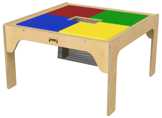 Fun Builder Kids Wooden LEGO® Table - 27" x 27"