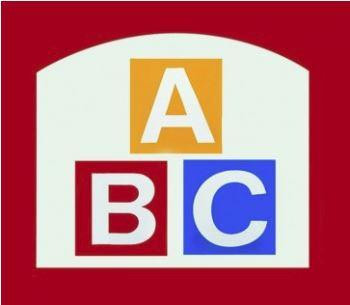Playscapes ABC/123 Kinderbox Book Browser, colorful educational toy with alphabet and number blocks