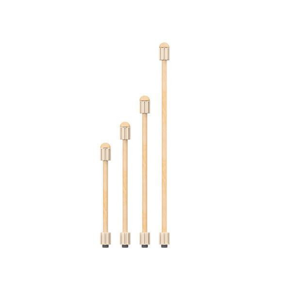 Jonti-Craft Hub Connector for KYDZ Suite® Classroom Dividers, 4 sizes, adjustable wooden connector poles for modular classroom dividers.