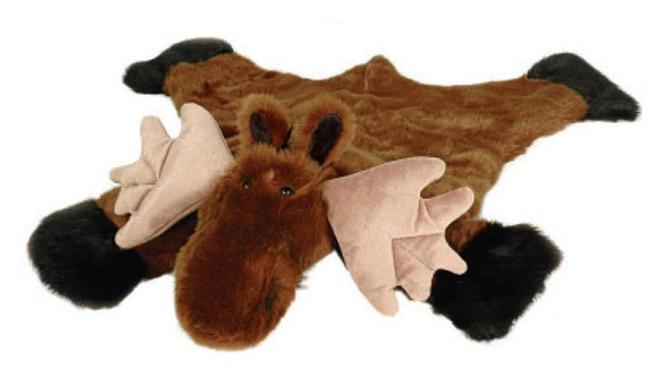 Moose Rug, plush animal-themed rug featuring a moose with soft fur and detailed antlers for room decor.