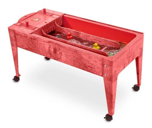 Childbrite Wave Rave™ Activity Center, Interactive Sand & Water Table with 4 Locking Casters for children's sensory play and water activities.