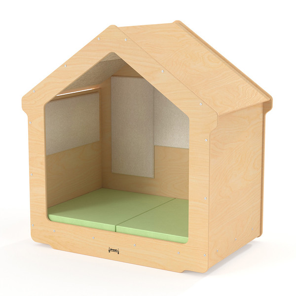 Classroom Wooden Reading Nook With Sound Dampening Panels