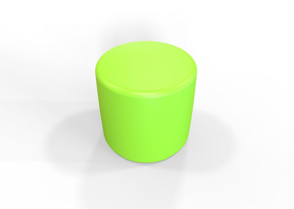 Playscapes Children's Eco Circle Seating, vibrant green round outdoor children's seating furniture.