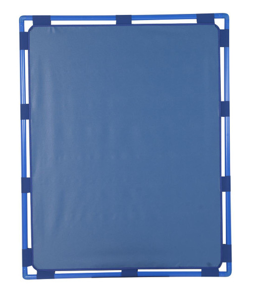 Children's Factory Woodland Big Screen Deep Water Play Panel, a blue play panel designed for children's water play activities.