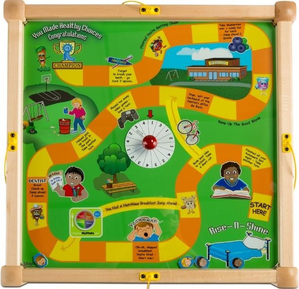 Playscapes Play-From-The-Top Healthy Race Activity Table - Y147*