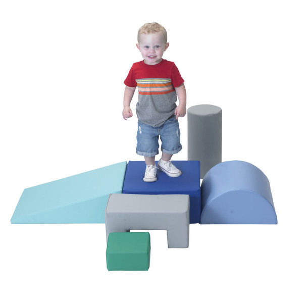 Children's Factory Climb and Play 6 Piece Play Set Contemporary - CF805-170