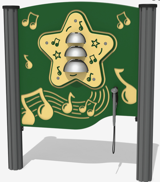 Playground Prodigy Genius Maker 3 Bells Musical Outdoor Play Panel - FAHFIMUBELL