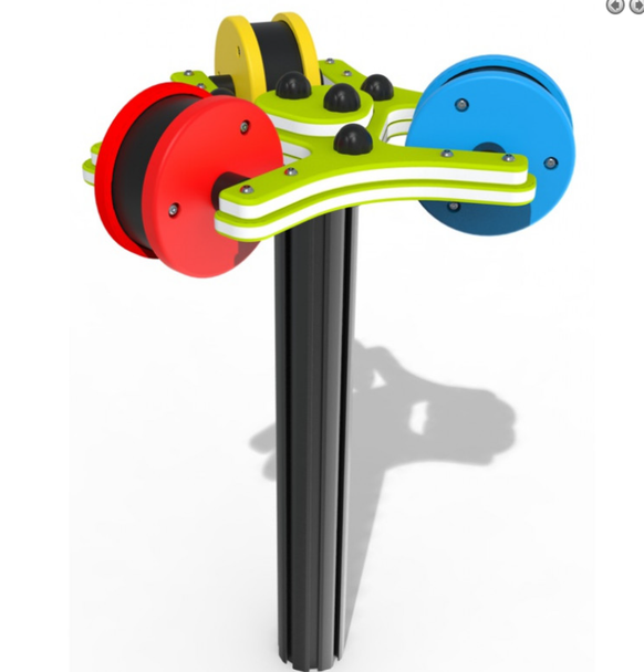 Playground Prodigy Genius Maker Musical Spin Maraca Tree - FAHFIVSPMAT-AL-WP