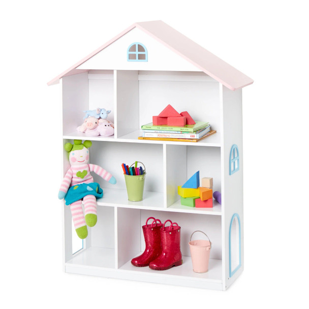 Wildkin Dollhouse Children's Bookcase - White - BAR00002