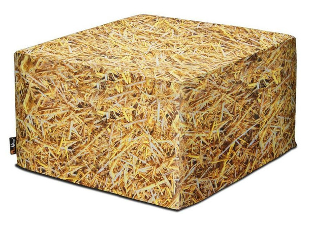 Playscapes Woodsmen Naturescape Straw Bale Square Seat - MW385STR