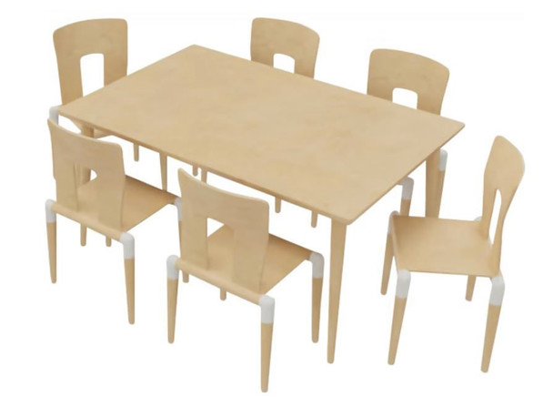 Preschool Table & Chairs Combination 9