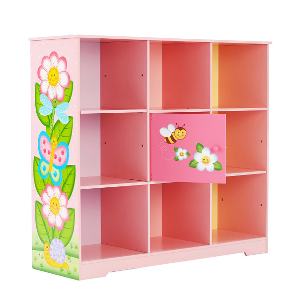 Fantasy Fields Kids Wooden Magic Garden Adjustable Cube Pink Bookshelf - TK-TD-13210B