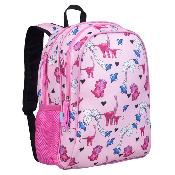 Pink Dino 15" Kids Backpack