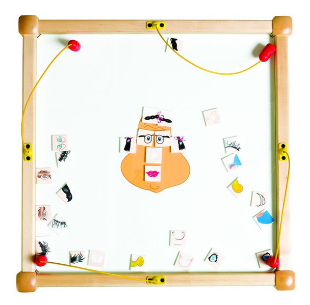 Playscapes Funny Face Magnetic Children's Play Table - 18" H - Y140182601N