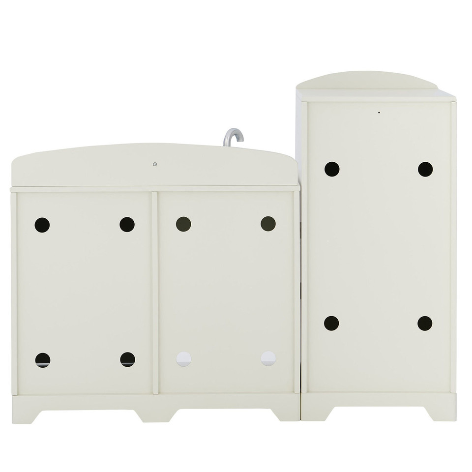 Little Chef Fairfield Ivory Retro Play Kitchen back
