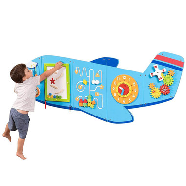 Airplane 6-Activity Sensory Wall Panel