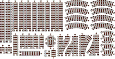 Wooden Train Track Pack #3 - Wooden Train Sets