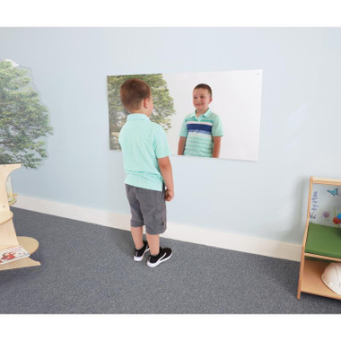 Shatterproof Acrylic Large Mirror - Large Safety Mirror for Kids