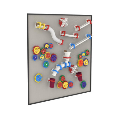 MagWiz Magnetic Hybrid STEM Gears & Wall Ball Run Activity