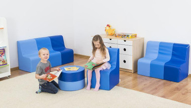Sunny Sofas & Table - Blue