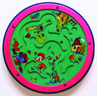 Lady Bug Lane Round Wall Activity Toy