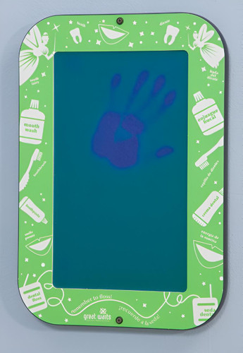 Smile Dental Office Heat Sensitive Wall Panel - Green