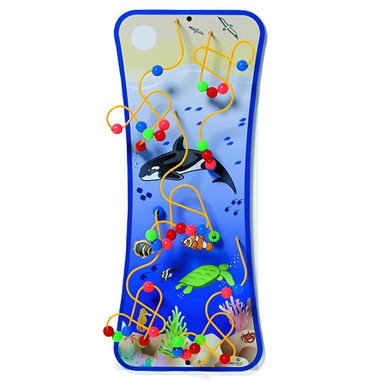 Seascape Flip Wire & Bead Maze Wall Toy