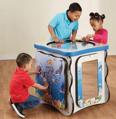 Seascape Activity Island Play Cube