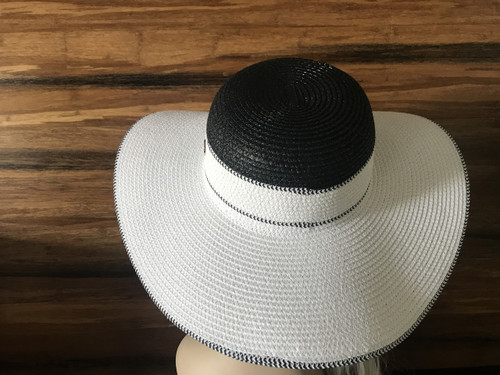 Stunning black and white Sunhat - Manor Hats