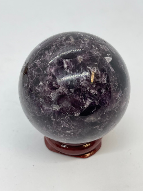 Purple mica sphere. Selection may vary, website is not updated daily!!!