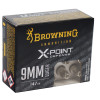 Browning X-Point Defense 9mm Luger Ammo 147 Grain Hollow Point