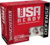 Winchester USA Ready 45 ACP 200 Grain Hex-Vent Hollow Point