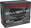 Winchester Silvertip 45 ACP 185 Grain Hollow Point