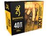 Browning BXP Personal Defense .40 S&W Ammunition JHP 180 Grains (200 Rounds)