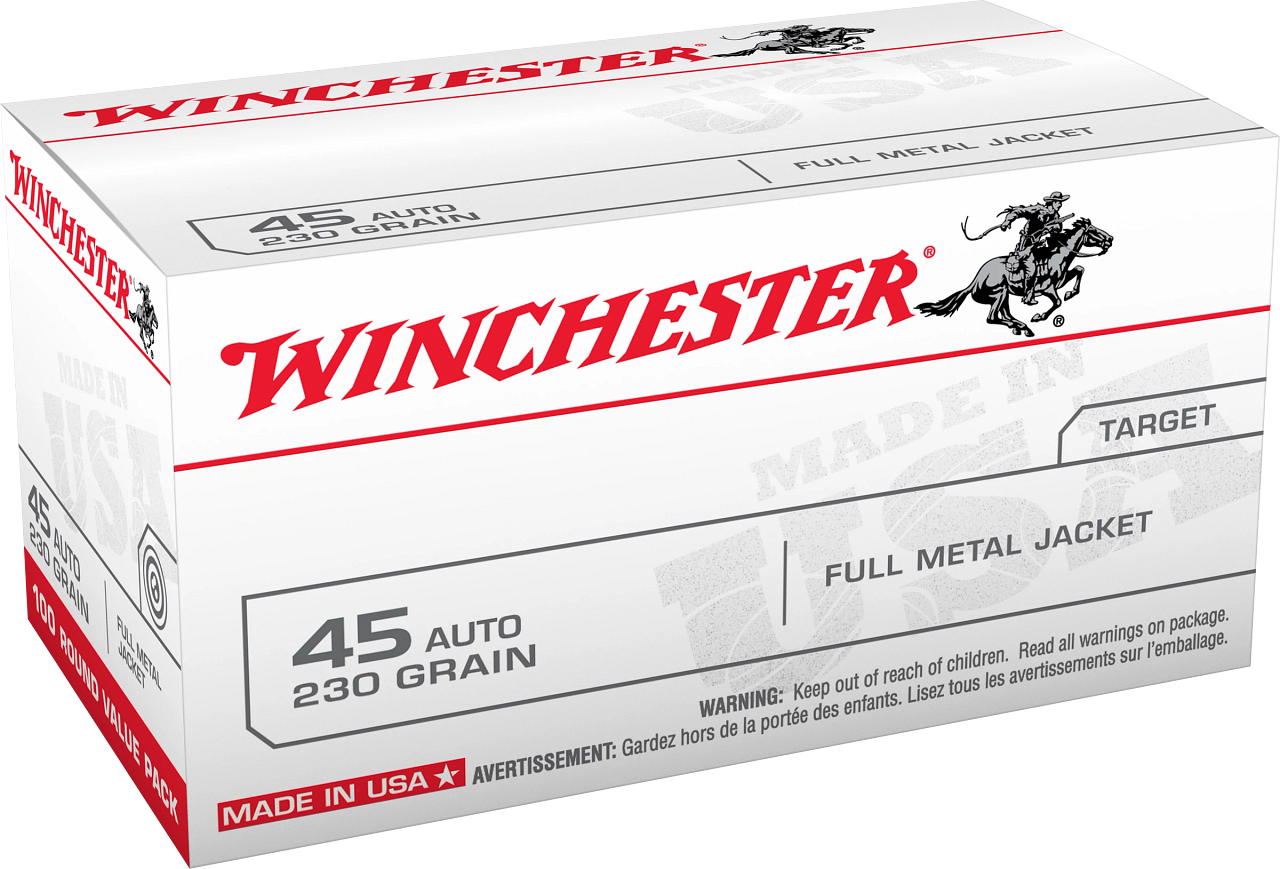 Winchester .45 ACP 230gr – 100rd