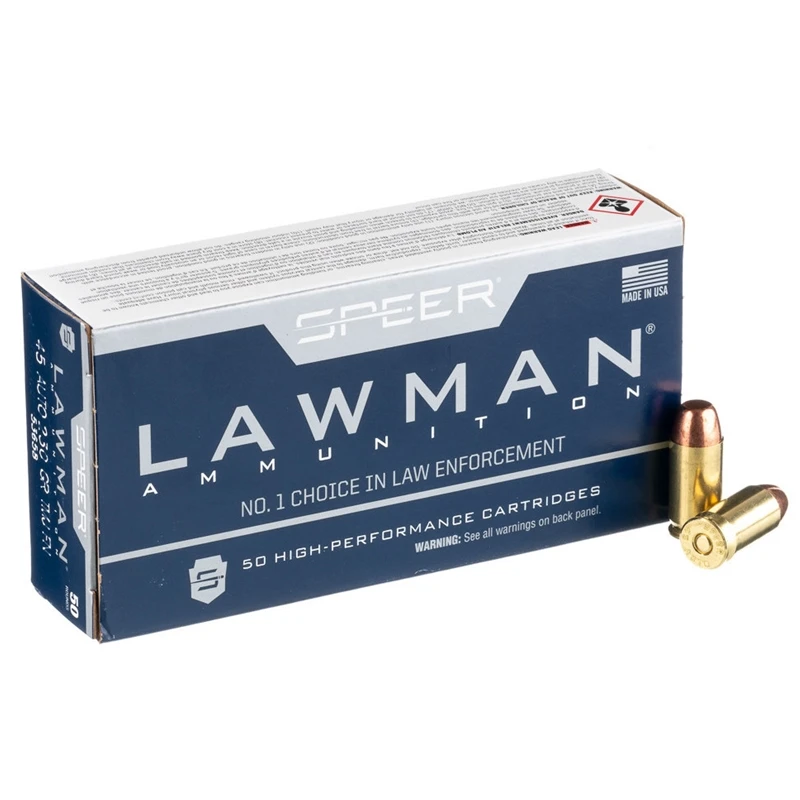 Speer Lawman .45 ACP 230 Grain Total Metal Jacket
