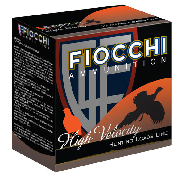 Fiocchi 12HV8 Field Dynamics High Velocity 12 Gauge 2.75" 1 1/4 oz 1330 fps 8 Shot