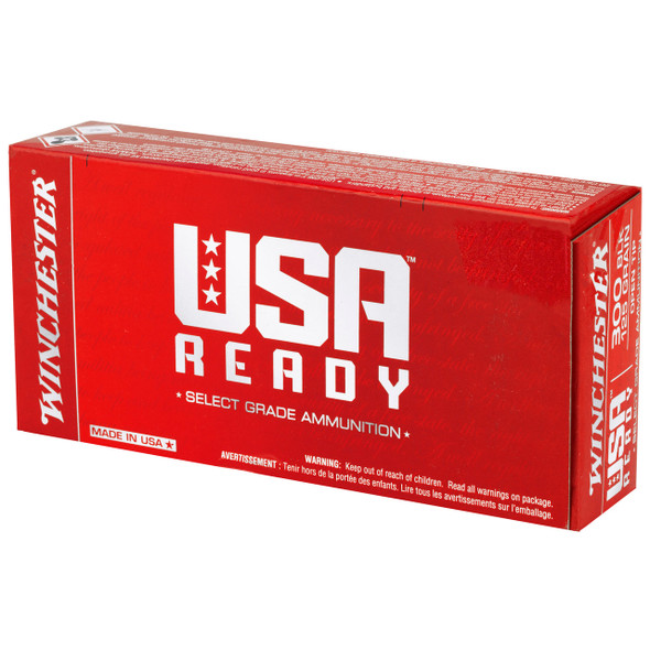 Winchester USA Ready 300 AAC Blackout Ammo 125 Grain Full Metal Jacket Open Tip