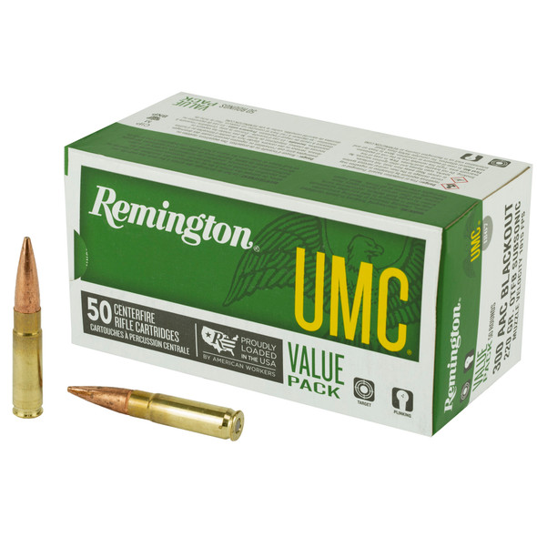 Remington UMC 300 Blackout 220 Grain Open Tip Flat Base