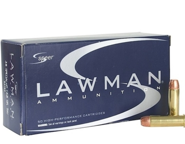Speer Lawman Bonded Training, 125 Gr, TMJ,  Per 1000 Round