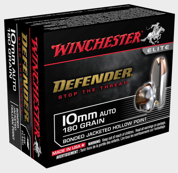 Engineered to maximize terminal ballistics as defined by FBI test protocol, Defender ammunition provides maximum stopping power for the ultimate in personal defense. Our innovative bonding process welds the jacket to lead core for improved penetration, 1.5x expansion, and the proven performance you rely on when the stakes are high.