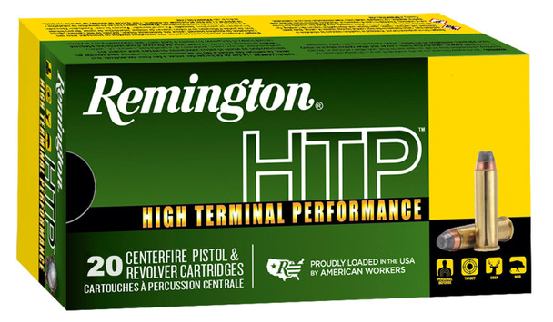 Remington .357 Magnum High Terminal Performance 110  Grain Semi-Jacketed Hollow Point Centerfire Pistol Ammunition (100 or 500 Rounds)