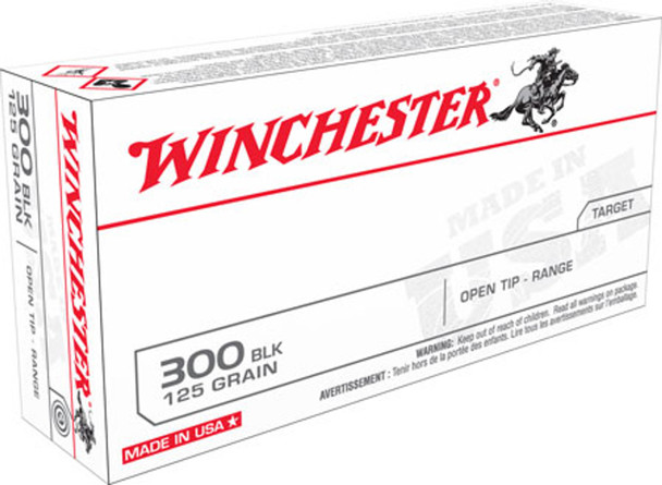 Winchester Ammo USA300BLK USA 300 Blackout 125 gr 2185 fps Open Tip Range