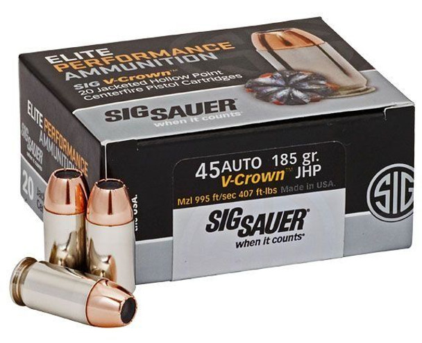 SIG SAUER Elite Performance .45 Auto JHP
