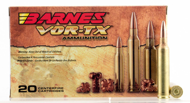 Barnes Bullets VOR-TX 7mm Remington Magnum 160 Grain TSX Boat Tail Ammunition (21529)