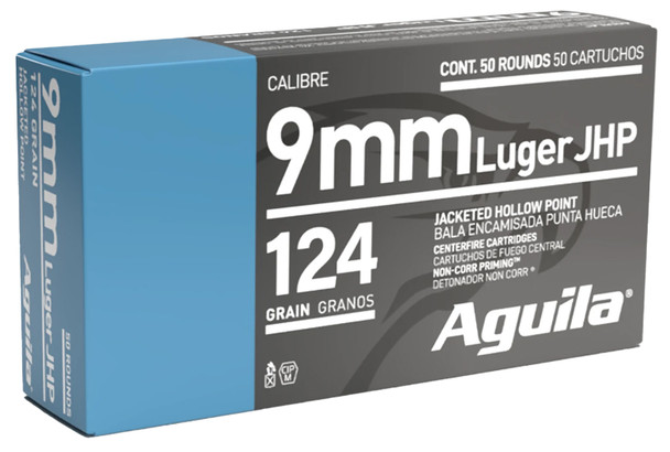 Aguila Personal Defense 9mm Luger 124 Grain Jacketed Hollow Point