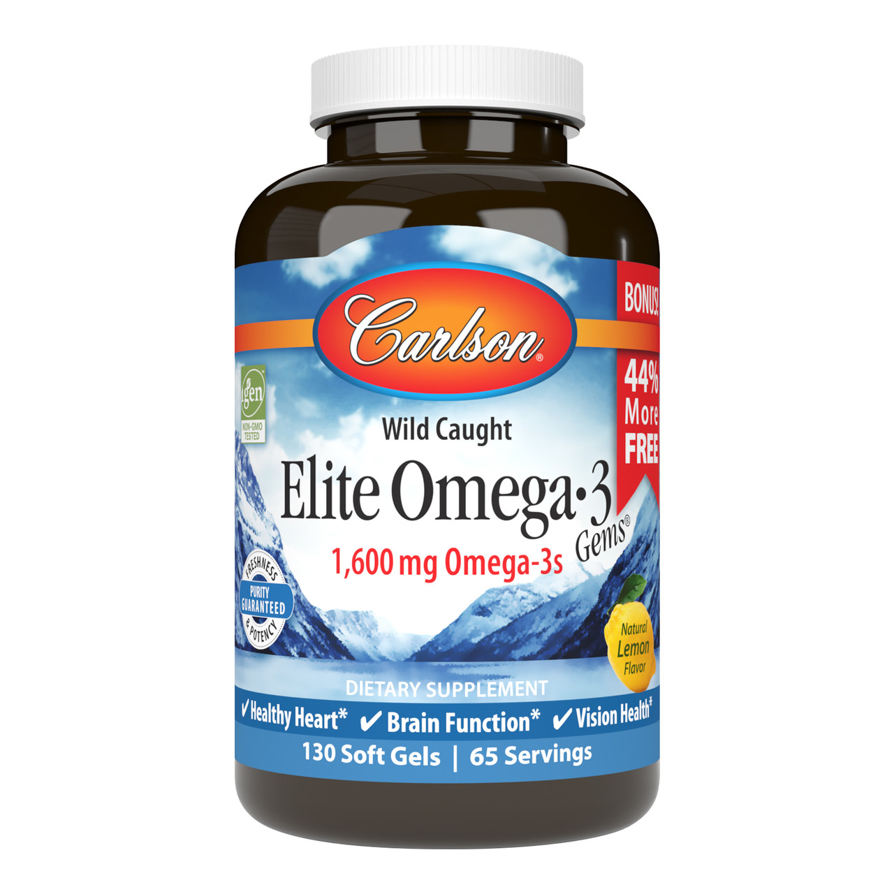 Elite Omega-3 Gems, The Professional Strength Fish Oil