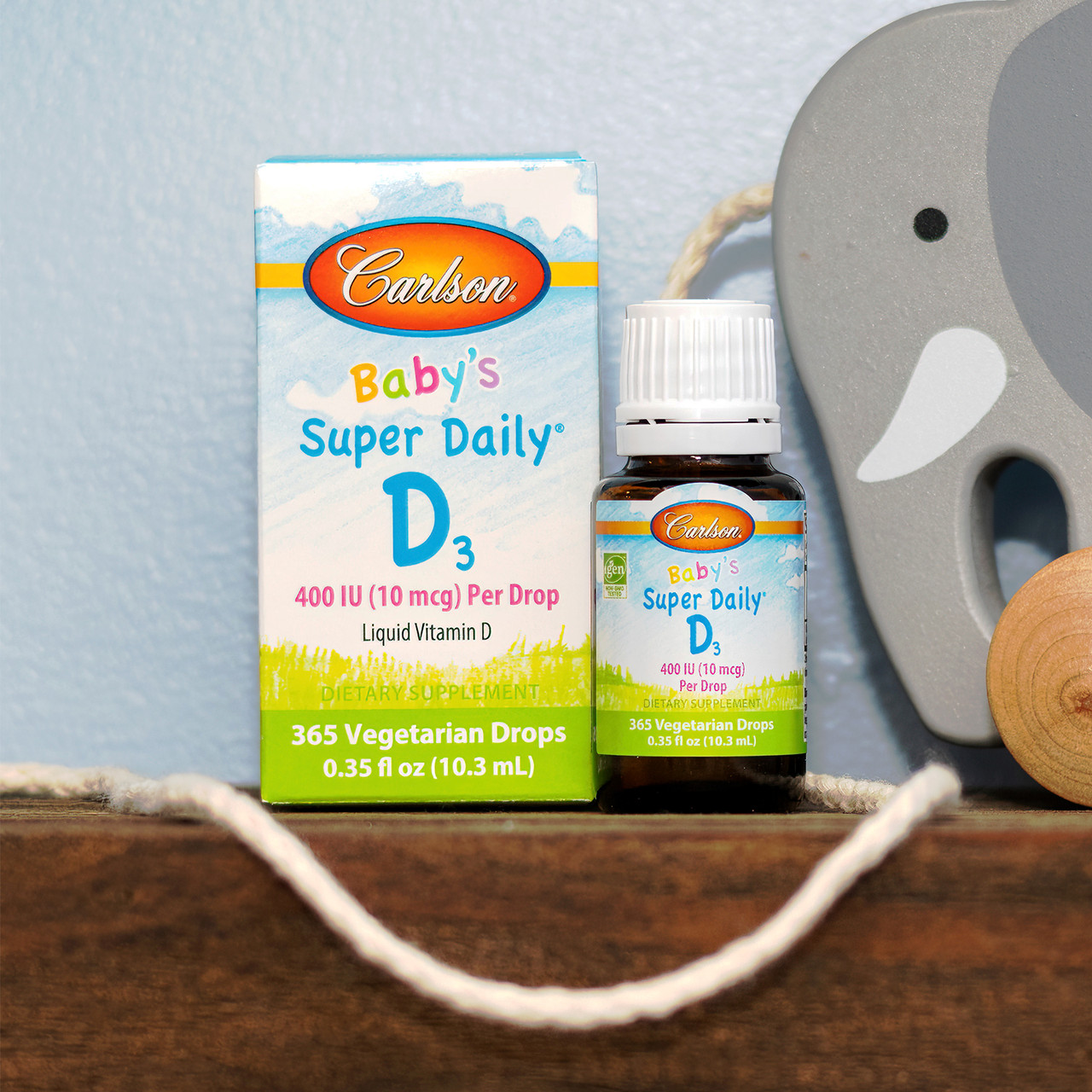 Vitamin D Drops for Babies | Baby's Super Daily D3 | Carlson Labs