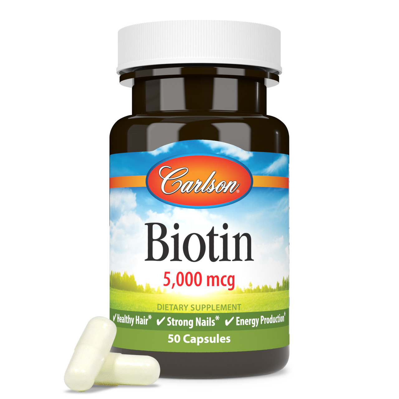 Himalayan Organics Biotin 10000mcg with Keratin + Piperine Supplement -  Healthy Hair, Skin & Nails | NUTRABAY™