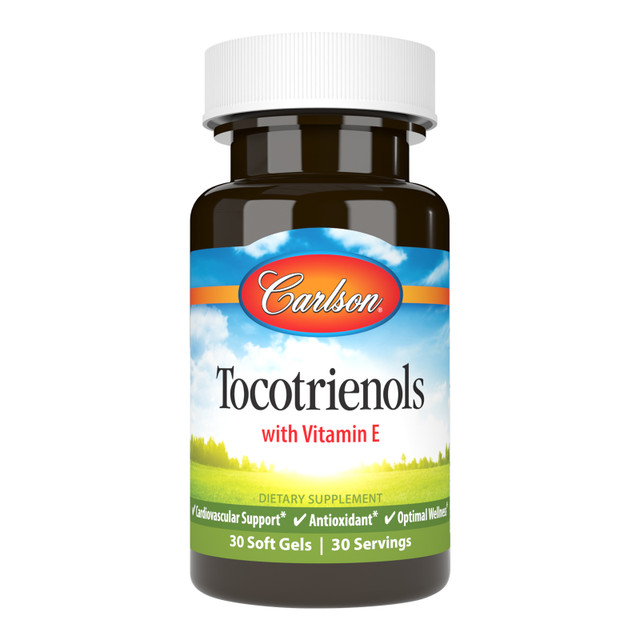 A single soft gel provides 40 mg of tocotrienols and is a great source of vitamin E. Carlson Tocotrienols provides a ratio used in scientific studies. sku_0880-UPC